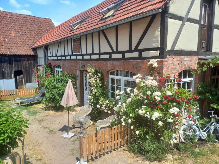 Romantisches Rosencottage Hofheim in Unterfranken Extérieur photo